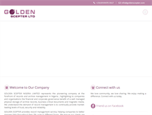 Tablet Screenshot of goldenscepter.com